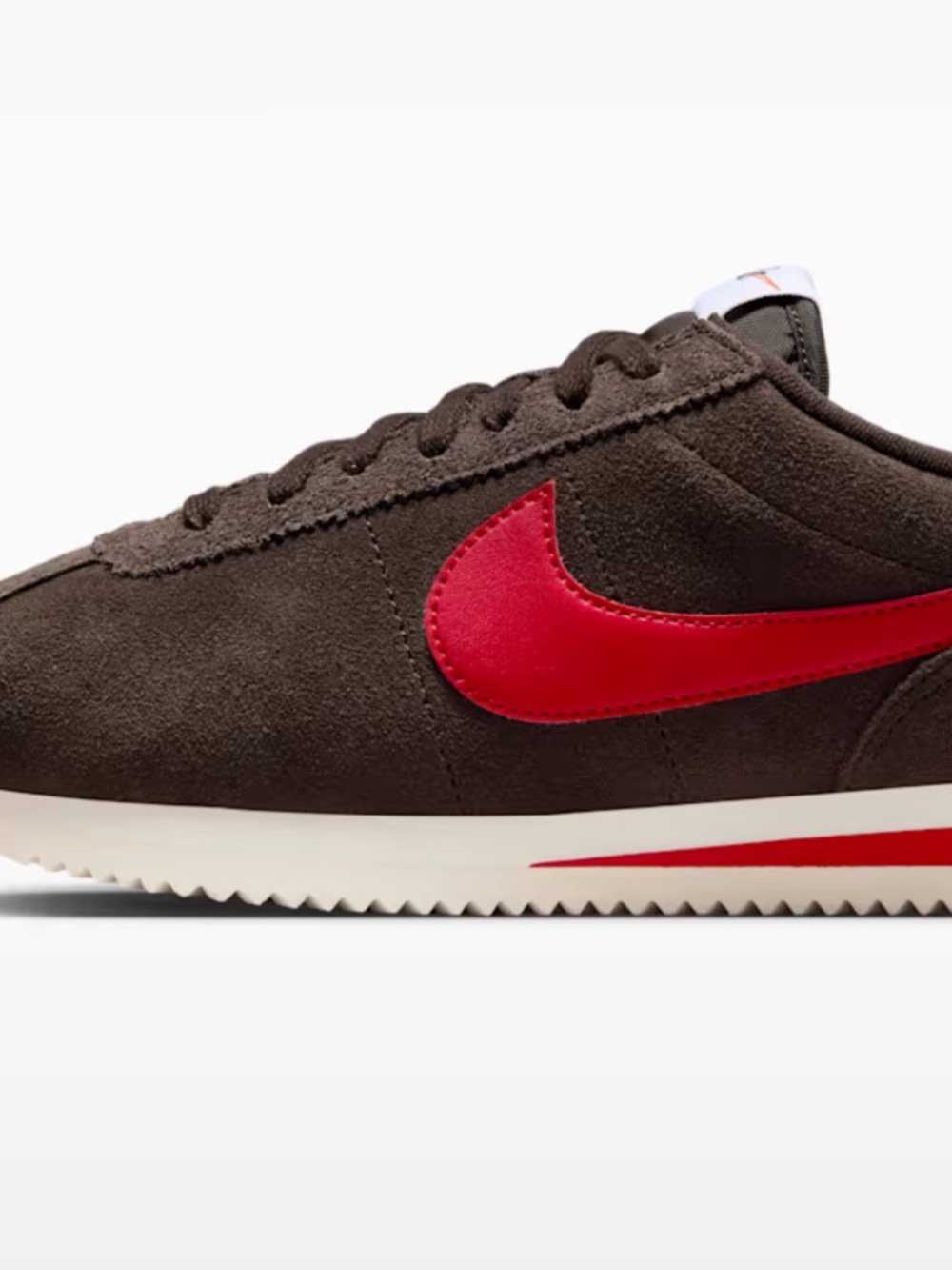 NWT Nike Cortez Women's Shoes Brown University Red White Size 9